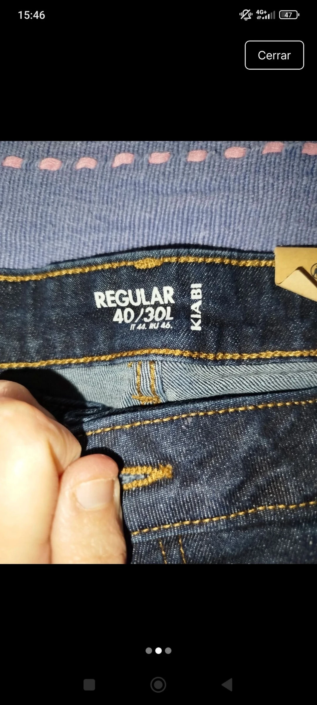 Calça jeans feminina 40 Kiabi regular fit – photo 3
